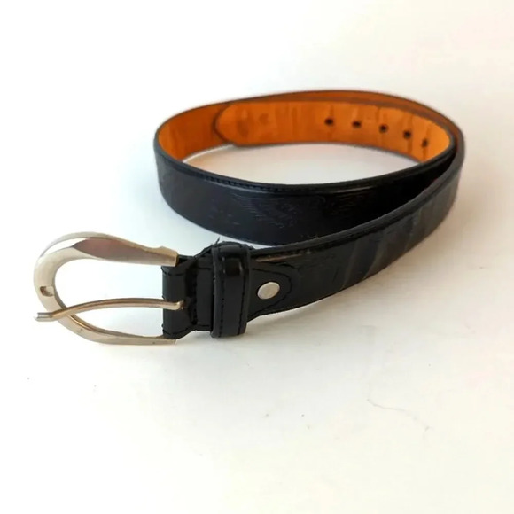 Vintage USA Eagle Leather Belt / Large - Picture 1 of 5